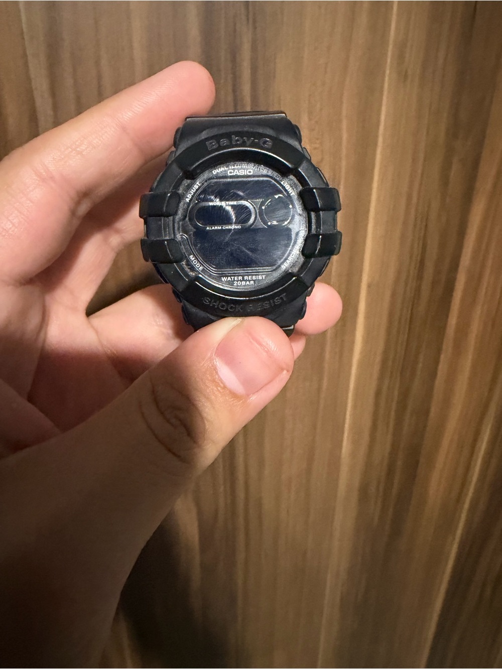Casio Baby‑G Black Digital Shock‑Resistant Watch